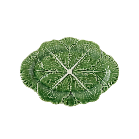 Bordallo Pinheiro Green Cabbage Platter