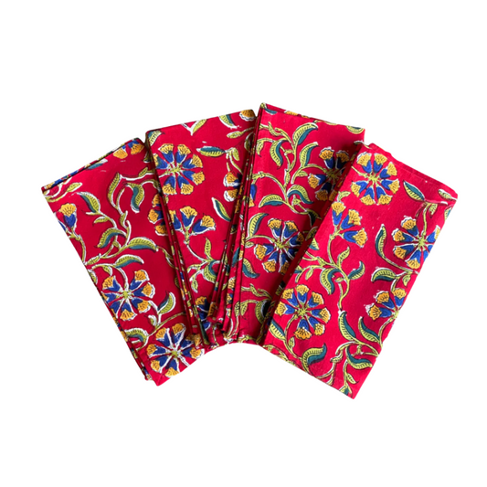 Chiswick Floral Cotton Napkins (set of 4)