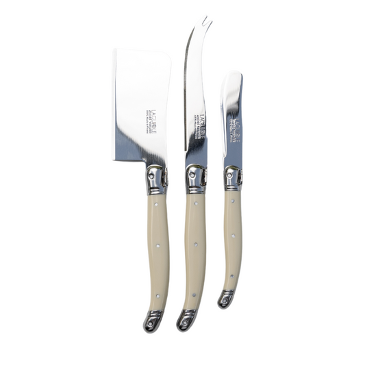 Laguiole by André Verdier Cheese Knife Ivory Set